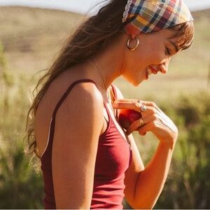 SCOOP BACK CAMI IN BORDEAUX